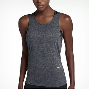 Women’s Nike Gray Workout Yoga Tank Top Sz Medium